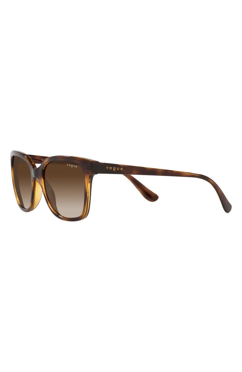 VOGUE 54mm Gradient Pillow Sunglasses, Alternate, color,