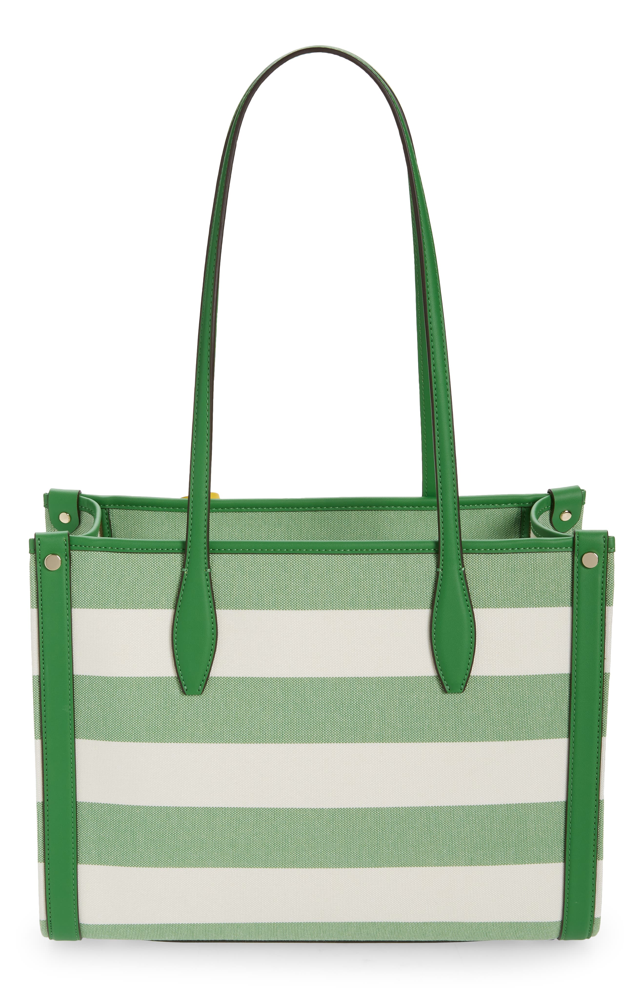 Kate Spade New York market cabana medium canvas tote bag, Alternate, color, 