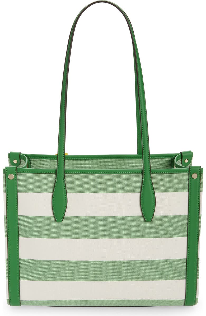 Kate Spade New York market cabana medium canvas tote bag, Alternate, color,