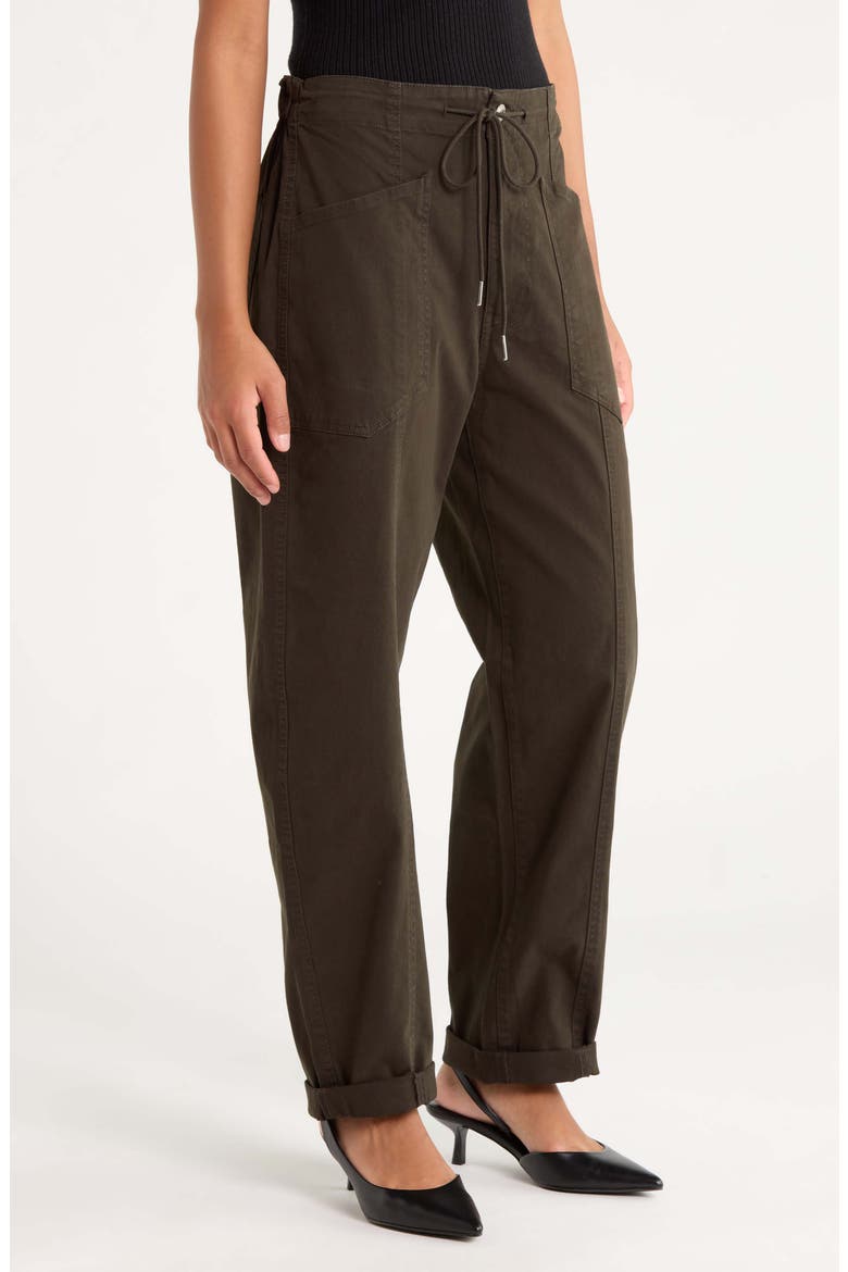 Villa Barrel Leg Pants, Alternate, color, FERN