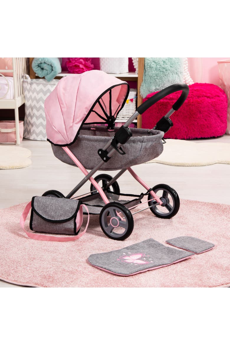 4 in 1 Toy Baby Doll Pram Stroller Cosy Set - Dolls Up to 18 Inch, Alternate, color, Multicolored