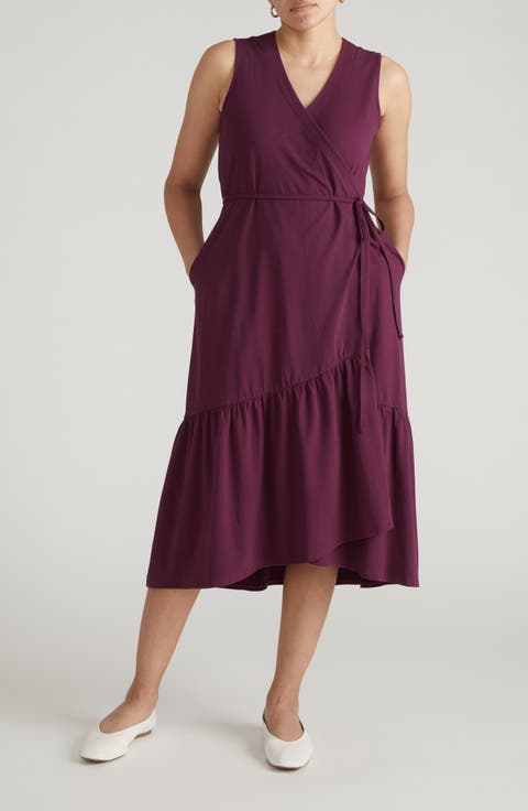 Twirl Tiered Wrap Dress (Regular & Plus)