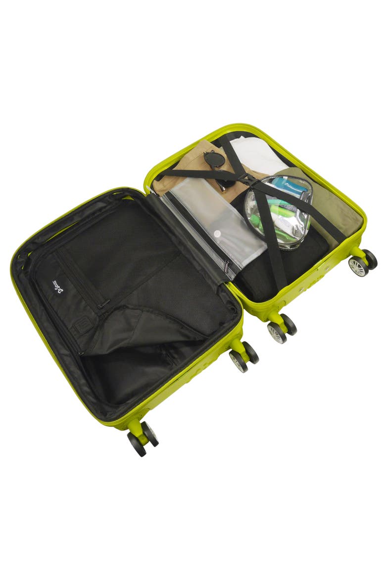 Dr. Seuss Grinch 22" Caryon Suitecase spinner, Alternate, color, GREEN