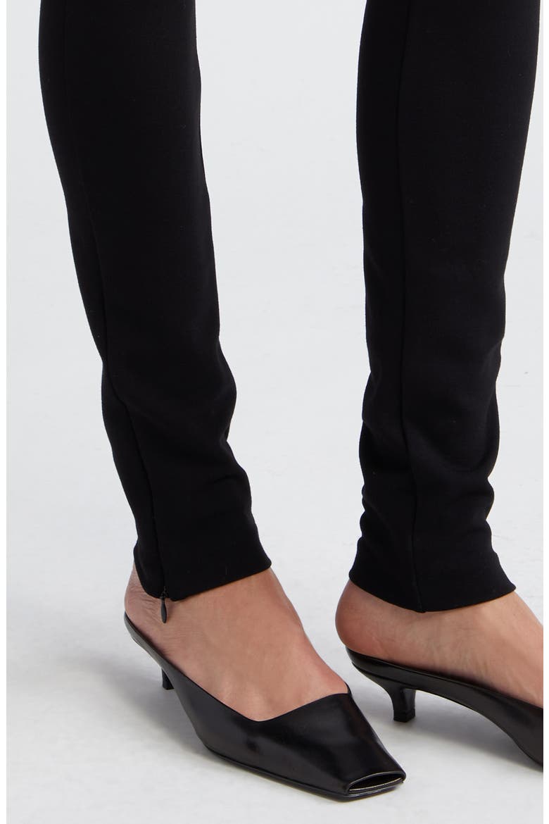 Zip Leggings, Alternate, color, BLACK