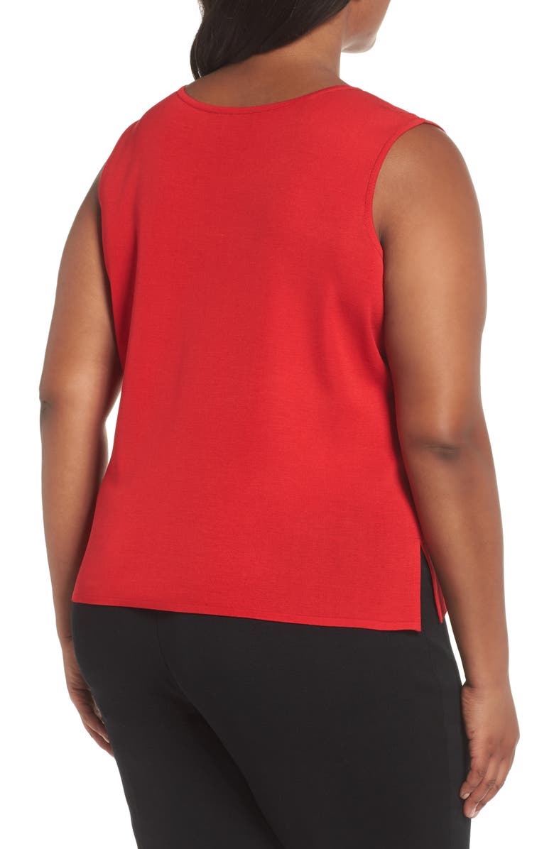 Ming Wang Scoop Neck Knit Tank, Alternate, color, 