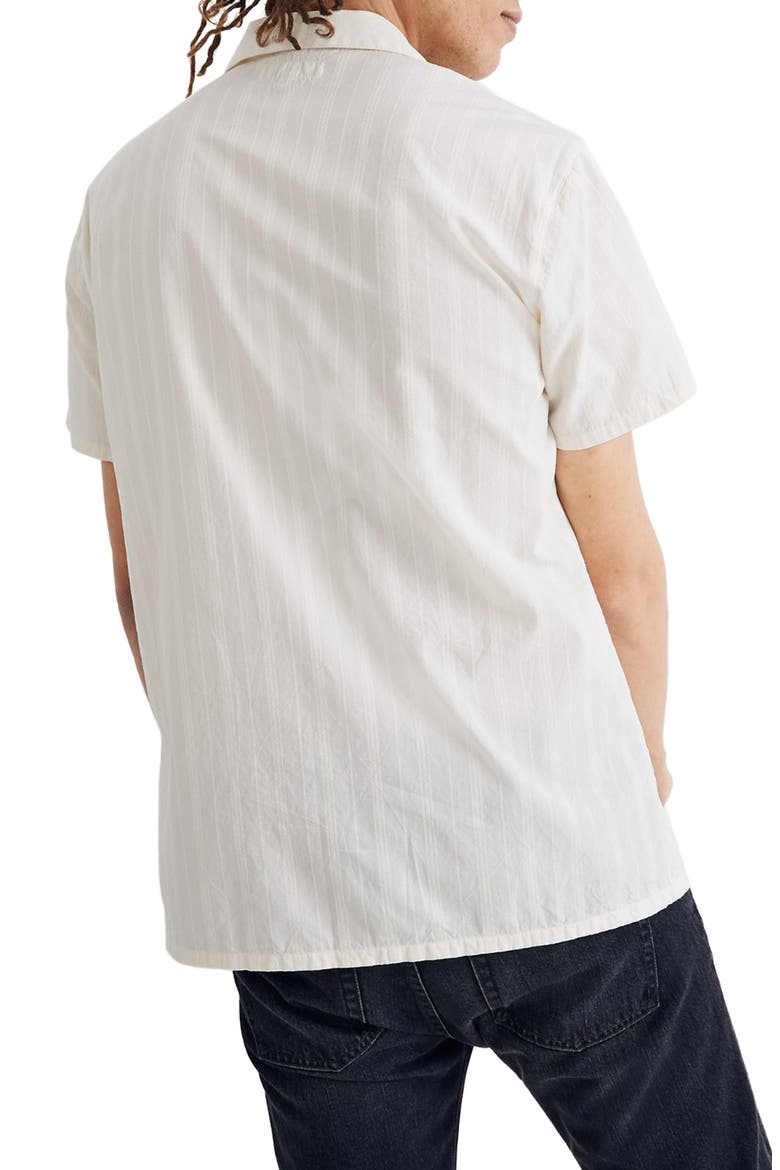 Textured Stripe Easy Camp Shirt, Alternate, color, DOBBY DOT STRIPE LIGHTHOUSE