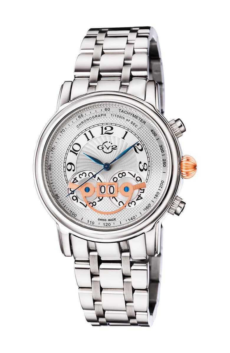 GEVRIL Men's Montreux Bracelet Watch, 44mm, Main, color,