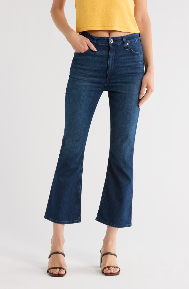 rag & bone Casey High Waist Flare Leg Jeans, Main, color, Chateau