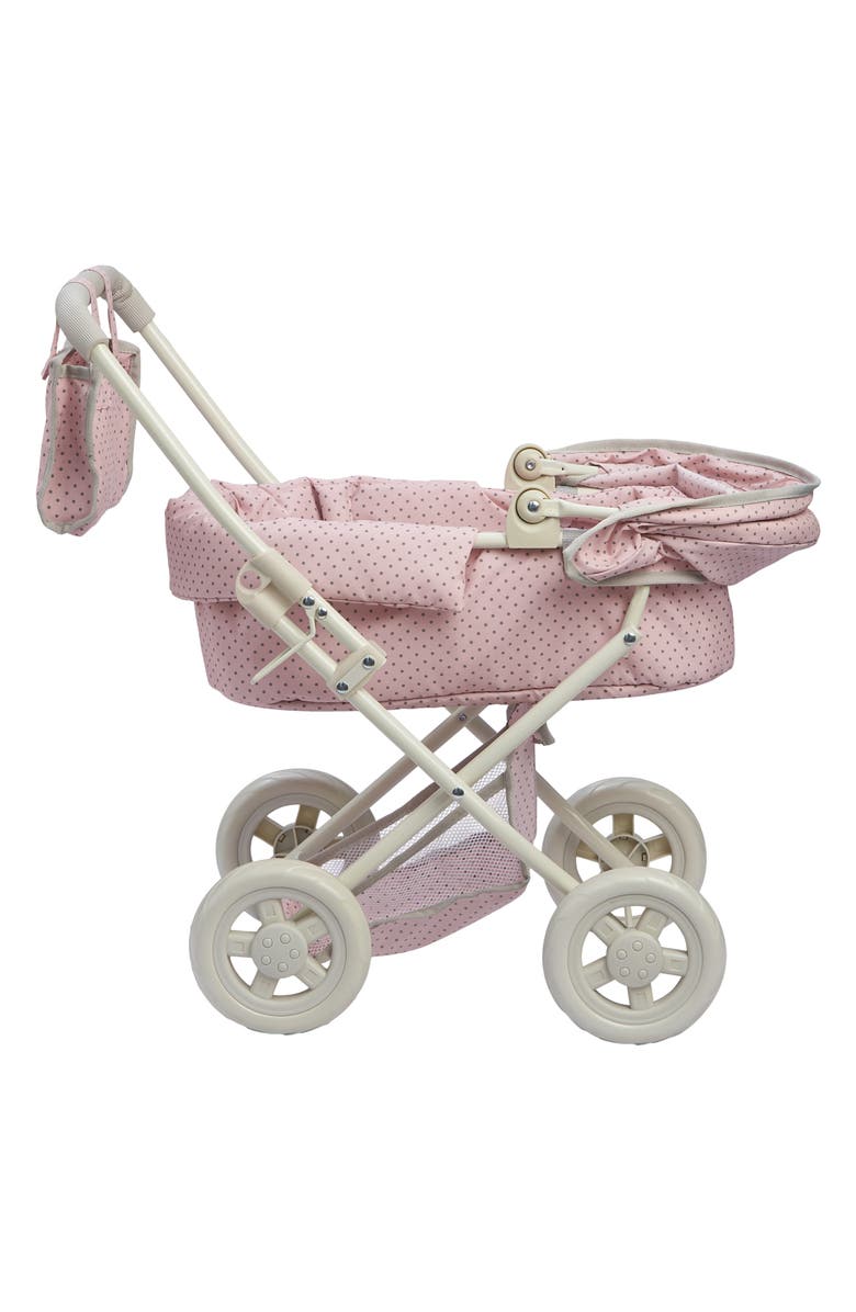 Teamson Kids Olivia's Little World Baby Doll Deluxe Stroller, Main, color, Pink