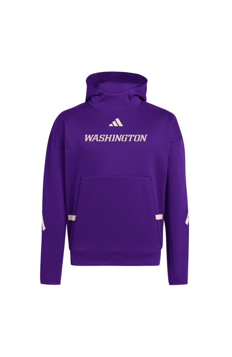 adidas Men's adidas Purple Washington Huskies Z.N.E. Pullover Hoodie, Alternate, color, Purple