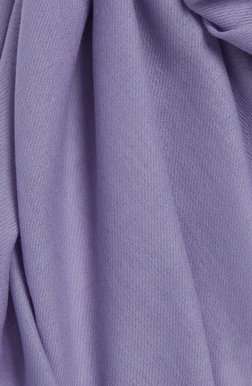 Nordstrom Tissue Weight Wool & Cashmere Scarf In Purple Daybreak