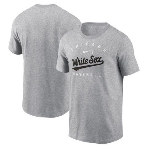 Men's Nike Heather Gray Chicago White Sox Home Team Athletic Arch T-Shirt