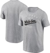 Nike Men's Nike Heather Gray Chicago White Sox Home Team Athletic Arch T-Shirt