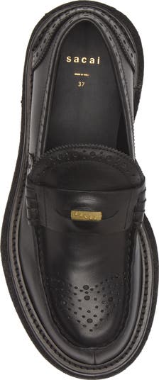 ■sacai■サカイ■Brogue Platform Penny Loafer■ローファー Sacai Brogue Platform Penny Loafer (Women) | Nordstrom