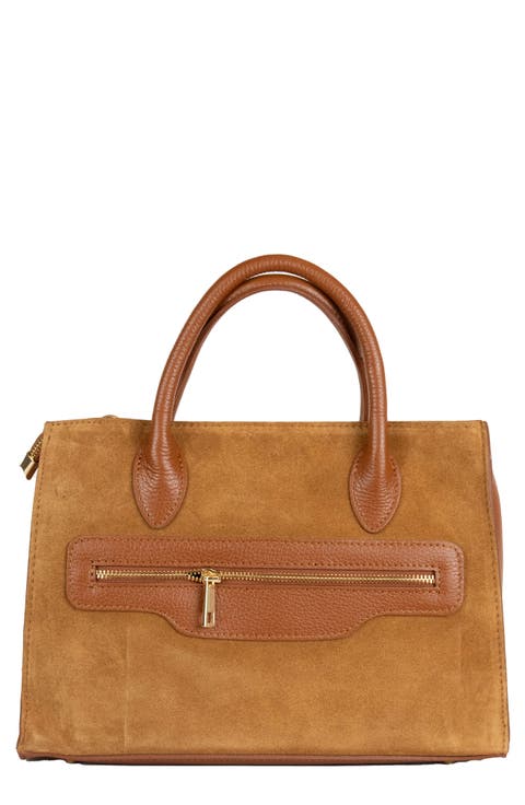 Renata 18 Suede Tote