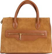 Persaman New York Renata 18 Suede Tote