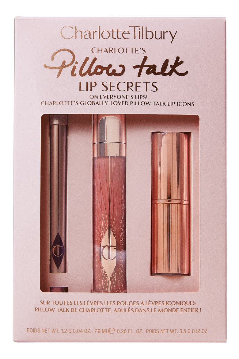 Pillow Talk Lip Secrets Full Size Set (Nordstrom Exclusive), Alternate, color, NO COLOR
