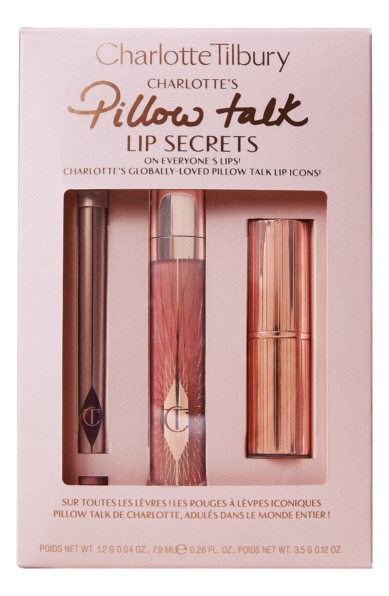Charlotte Tilbury Pillow Talk Lip Secrets Full Size Set, Alternate, color,