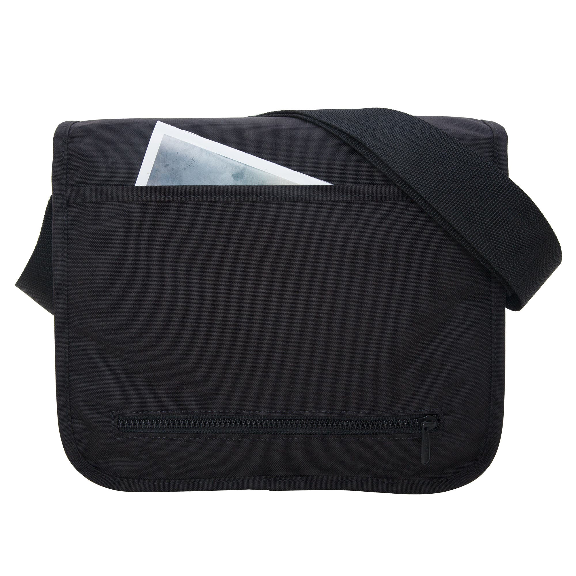 Manhattan Portage Europa Messenger Bag, Alternate, color, Black