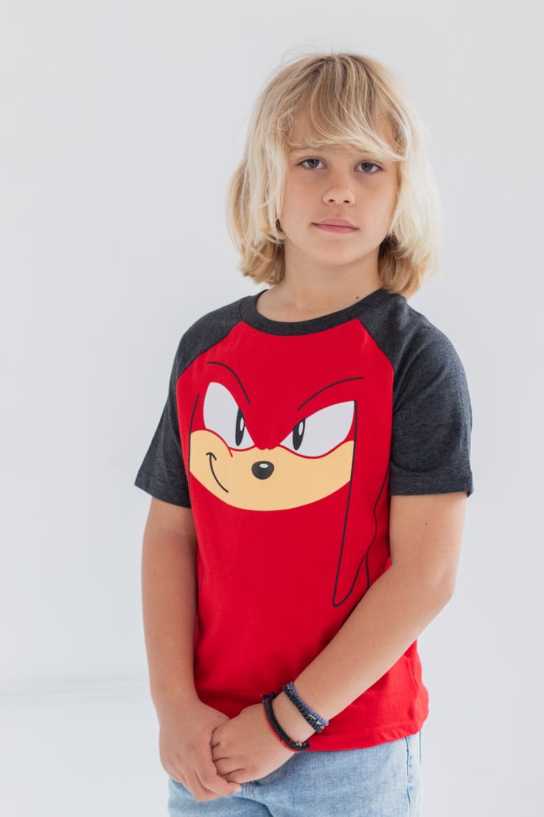 Sonic the Hedgehog 3-Pack Short Sleeve T-Shirts, Alternate, color, Red Blue Yellow