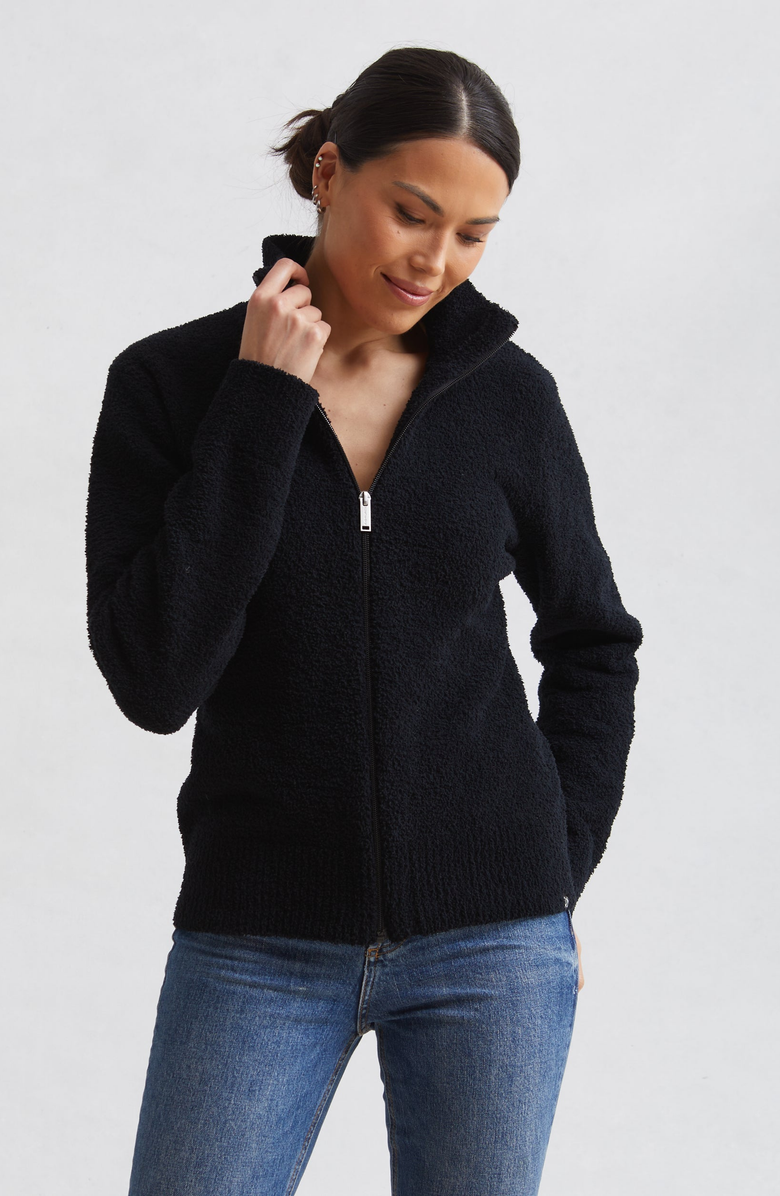 Kashwere Apparel Womens Full Zip Sweater, Alternate, color, 