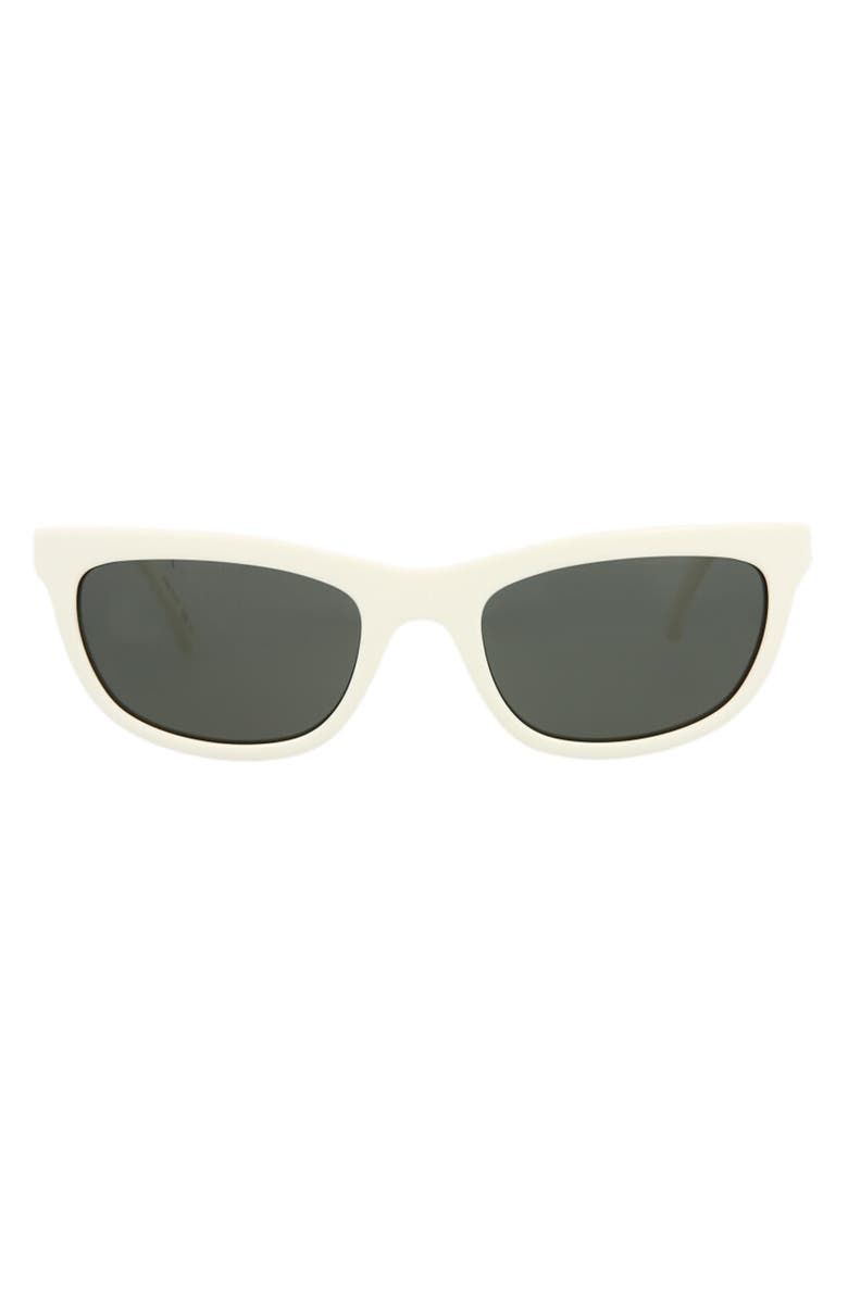 Saint Laurent 55mm Modified Cat Eye Sunglasses, Main, color, 