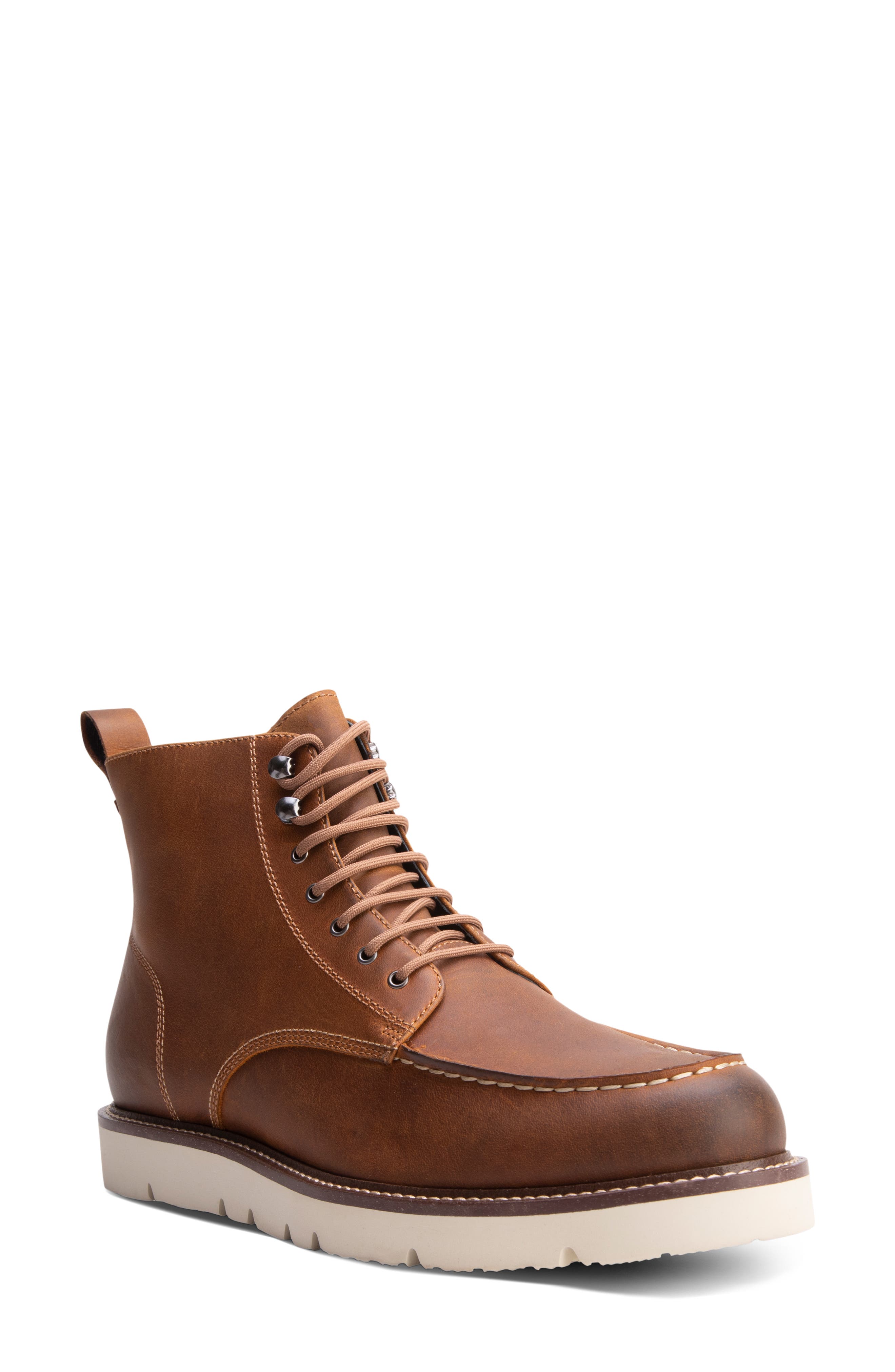 Blake Mckay Greenwood Moc Toe Leather Boot, Main, color, 