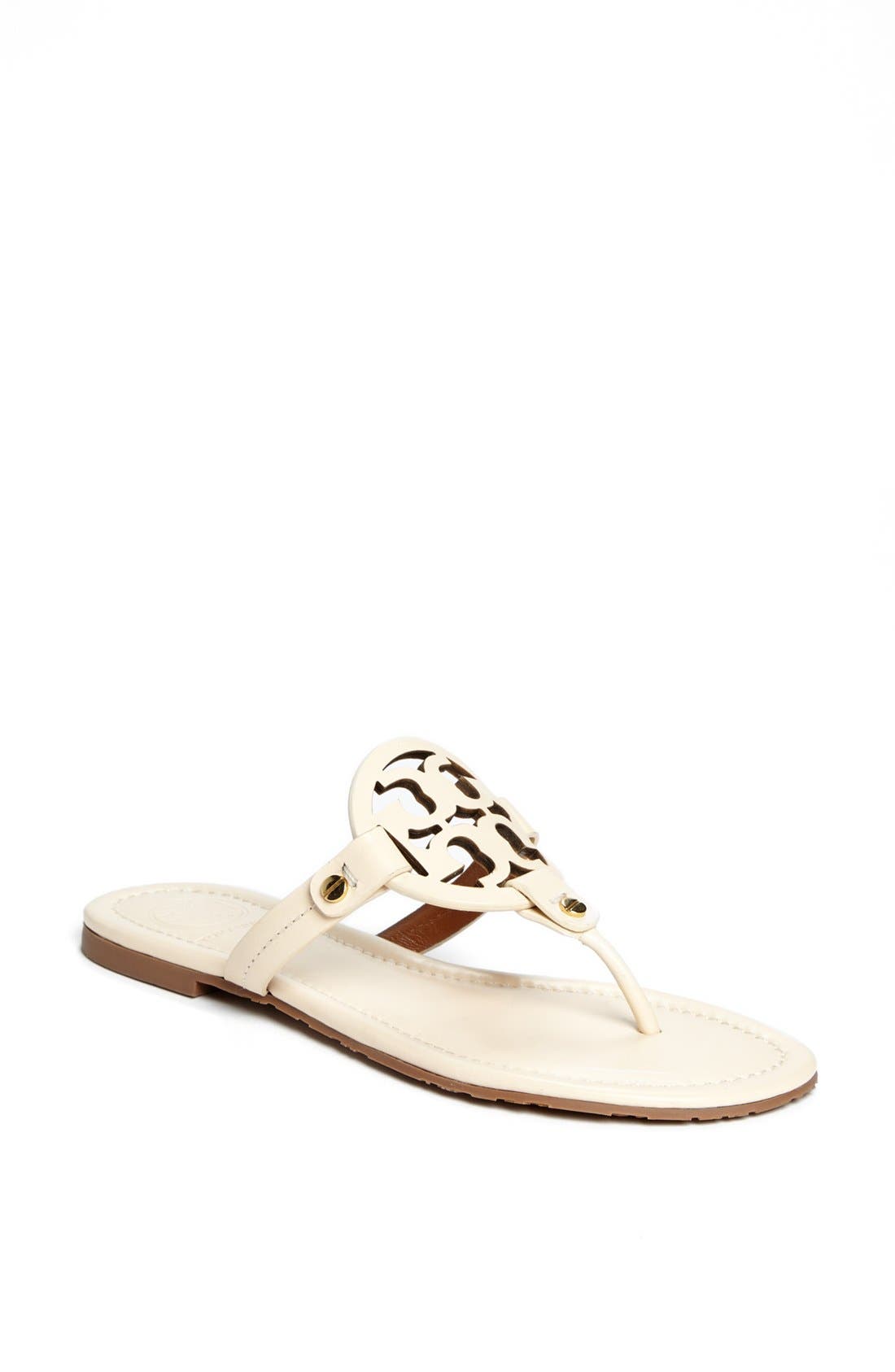 'Miller' Thong Sandal, Main, color, VANILLA CREAM