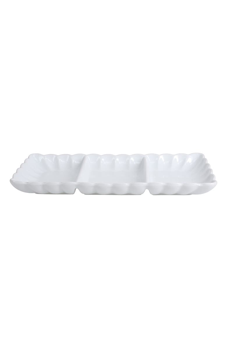 BIA Cordon Bleu Petal Set of 2 Divided Dishes Set, Alternate, color, White
