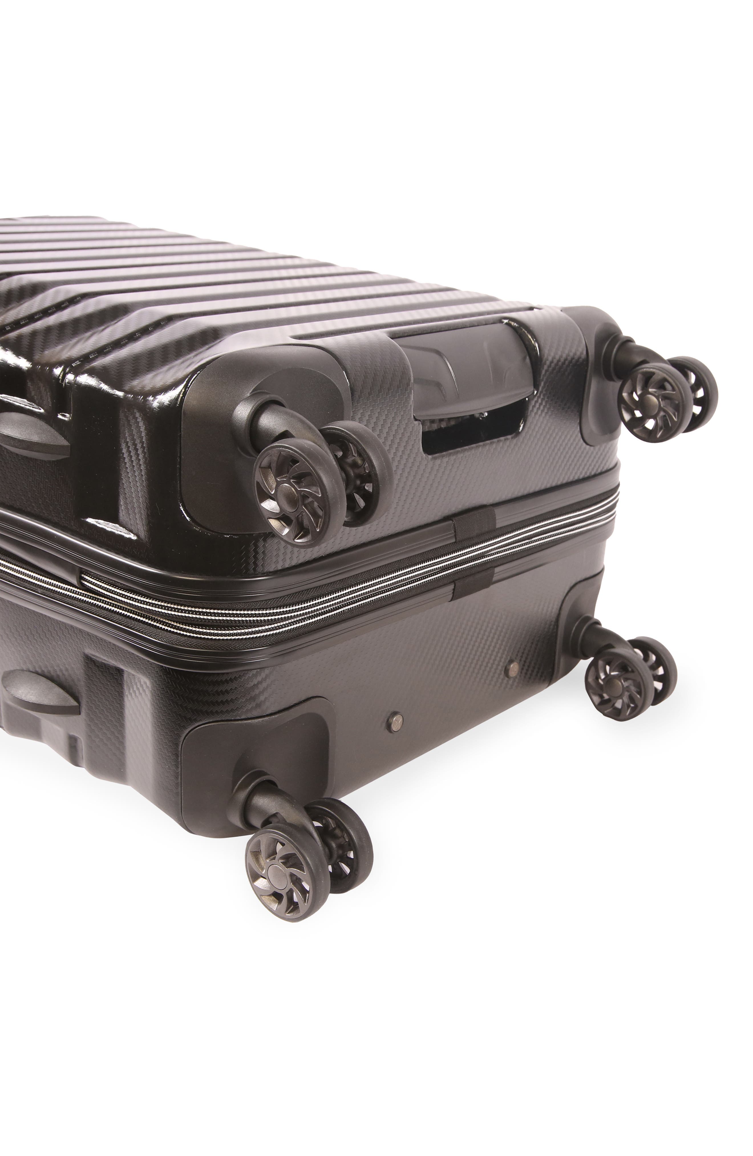 Original Penguin Brady 3-Piece Hardside Luggage Set, Alternate, color, Black