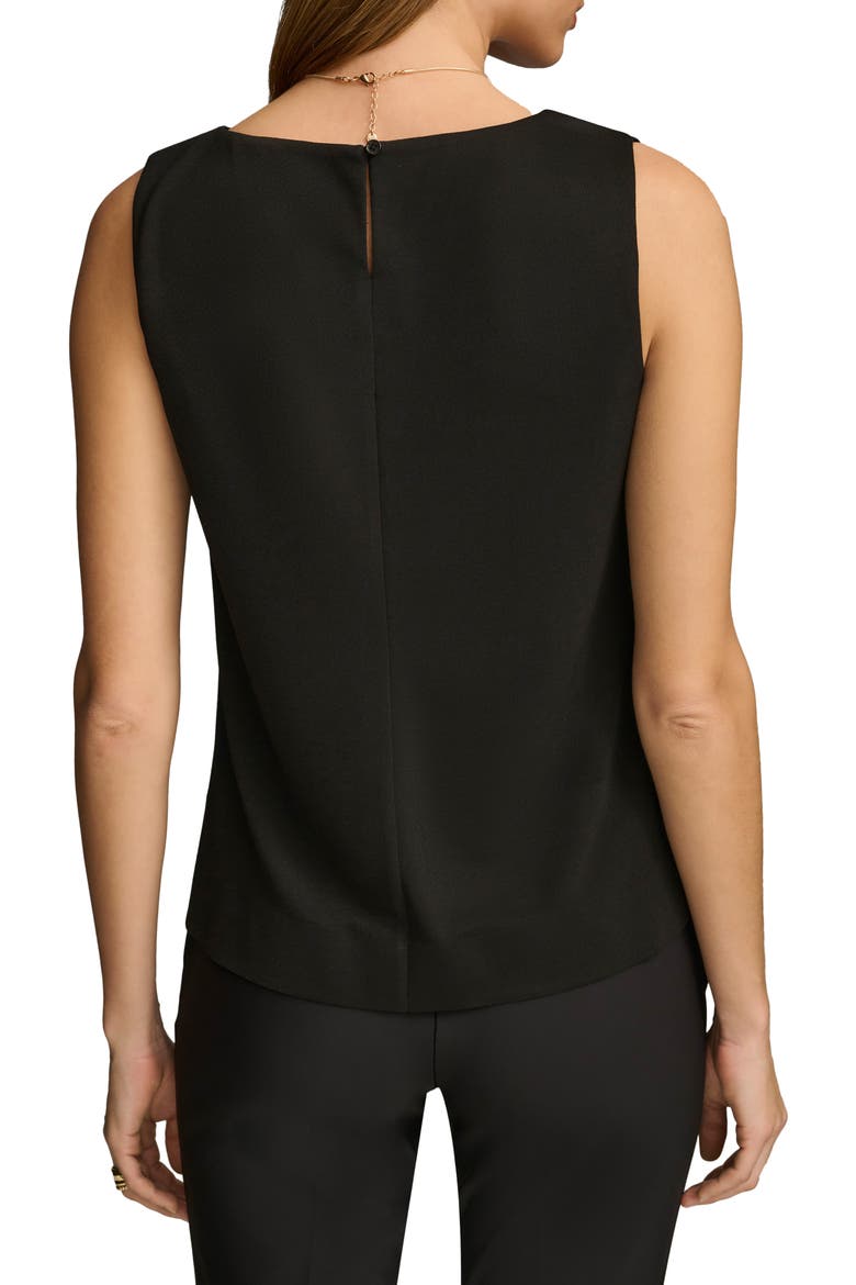 Sleeveless Shell, Alternate, color, BLACK