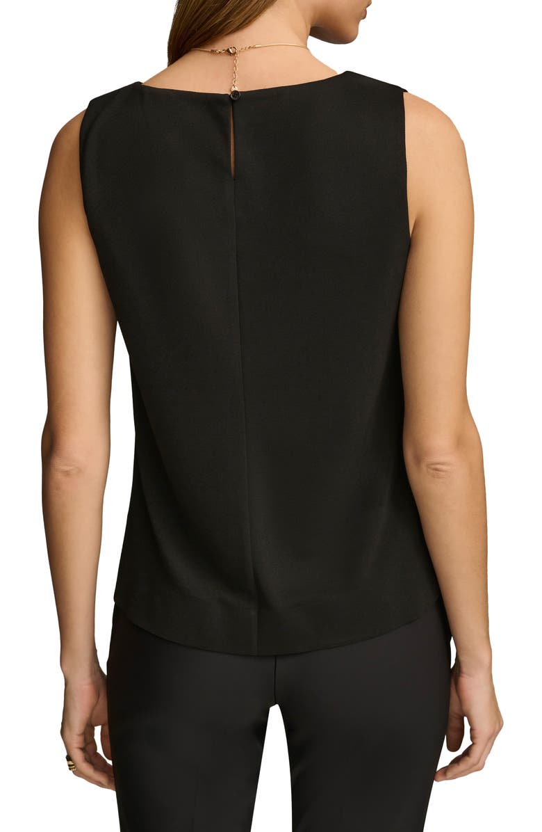 Donna Karan New York Sleeveless Shell, Alternate, color, Black