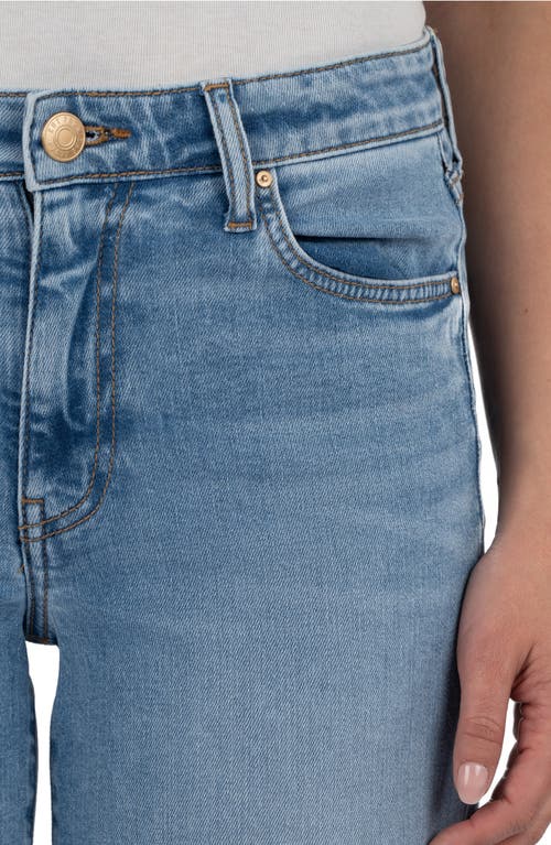 Kut From The Kloth High Waist Wide Leg Jeans In Blue