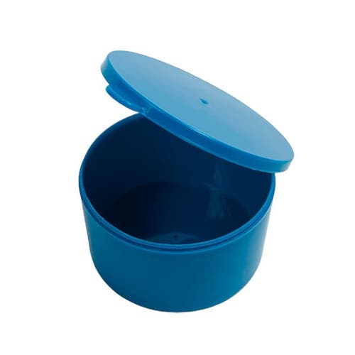 Yumbox Bento-style Salad Bowl With 3-part Divider And Dip Cup In Blue