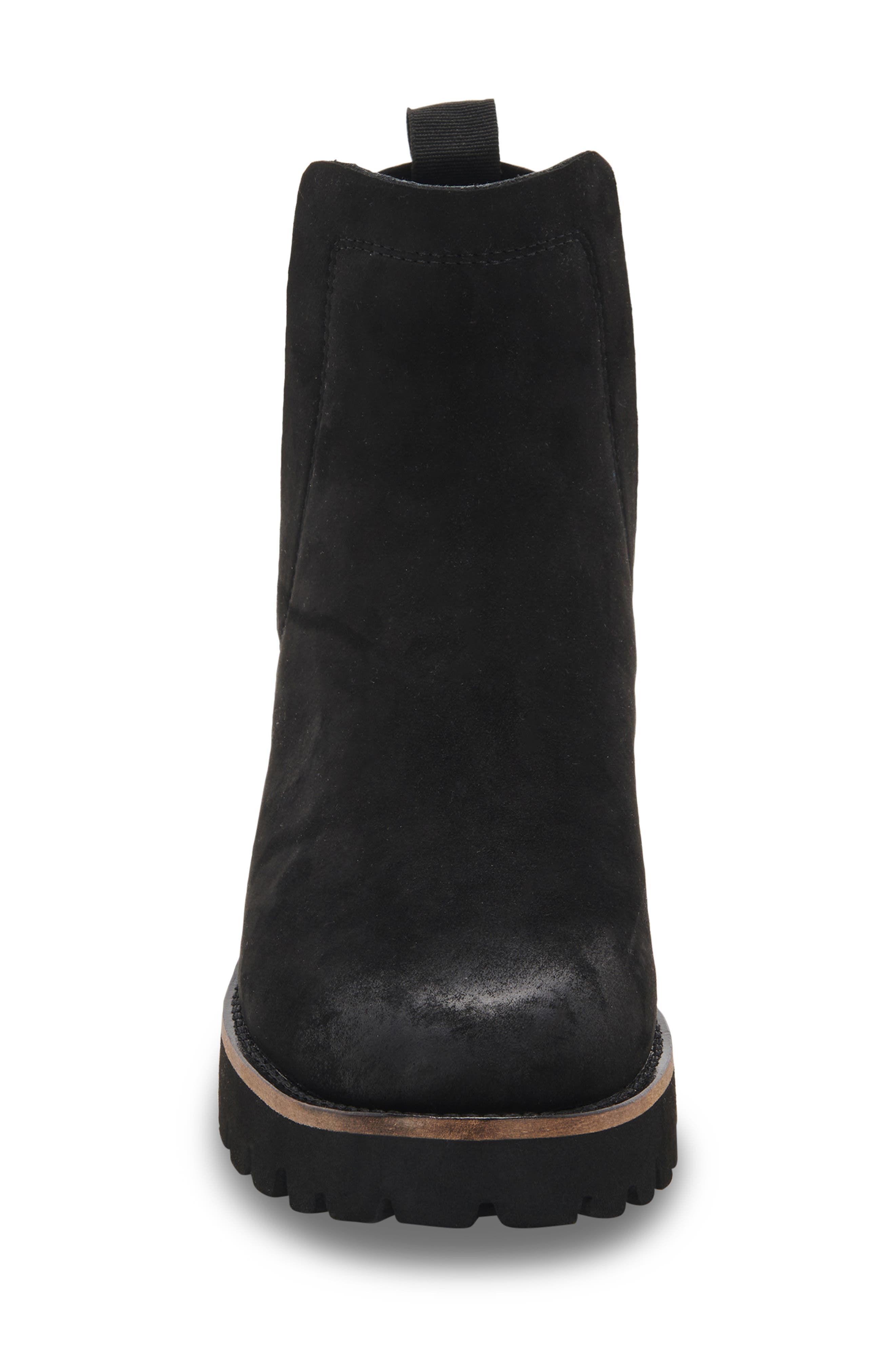 Danika Waterproof Bootie, Alternate, color, BLACK NUBUCK