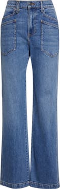 Veronica Beard Dylan Straight Leg Jeans