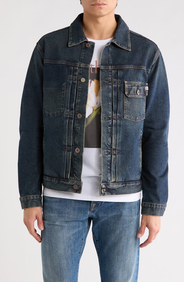 AG Sid Denim Trucker Jacket, Main, color, 7 Years Parnell