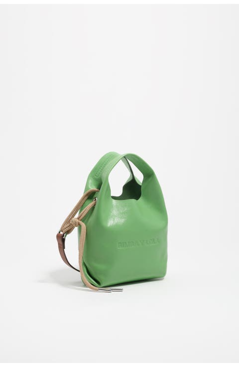 Leather Mini Paper Bag SS26