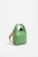 Bimba y Lola Leather Mini Paper Bag SS26