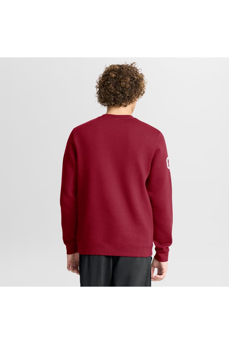 Men's Jordan Brand Crimson Oklahoma Sooners 2026 Sideline Club Sweatshirt, Alternate, color, Crimson