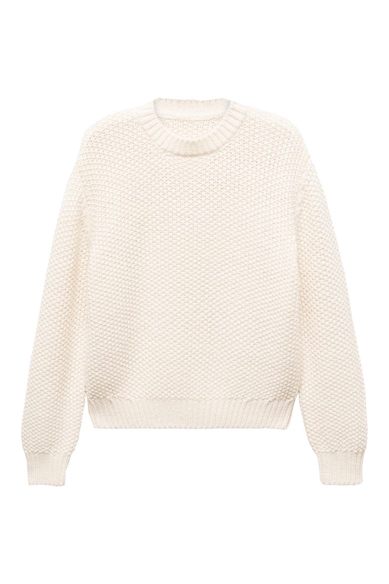 Cable Stitch Sweater, Alternate, color, ECRU