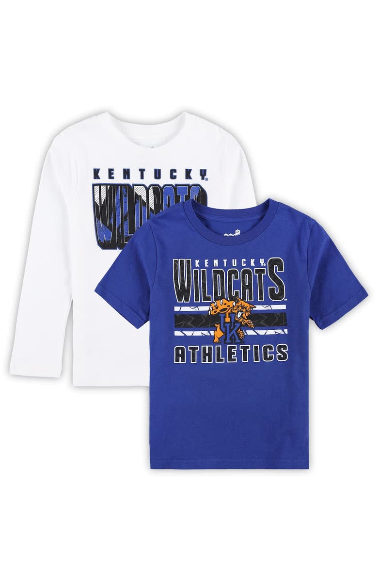 Outerstuff Preschool Kentucky Wildcats In the Mix T-Shirt Combo Set, Main, color, 