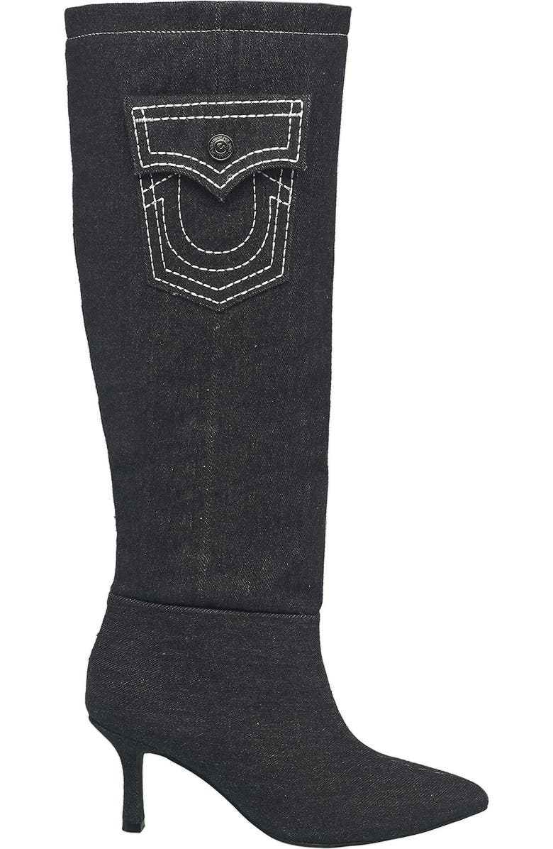 True Religion Tall Denim Boot, Alternate, color,