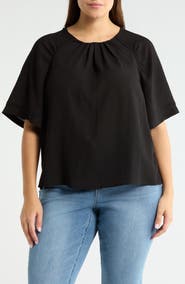 Wit & Wisdom Textured Short Sleeve Shirt