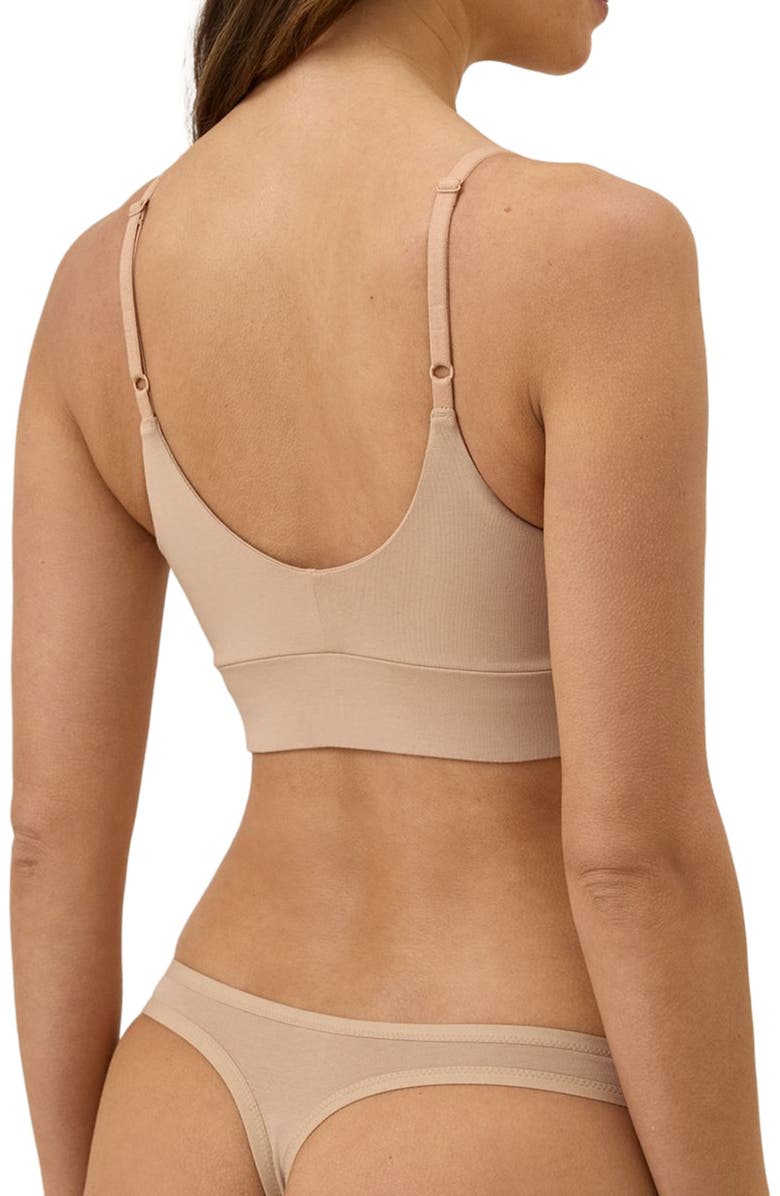 Pact Organic Cotton Everyday Mid Rise Thong 6-Pack, Main, color, Warm Neutrals