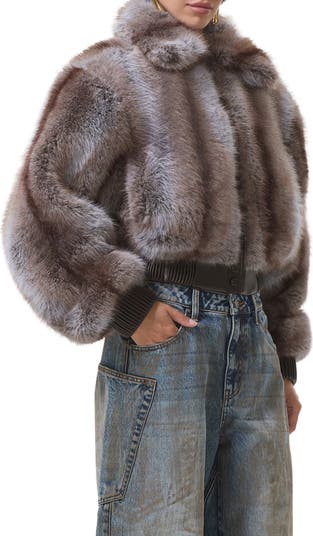 Adelaide Faux Fur Crop Coat