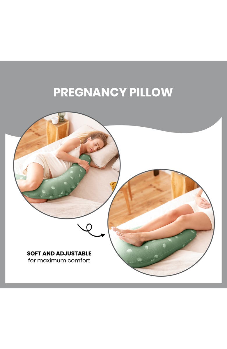 Babymoov B.Love 2-in-1 Maternity Body & Nursing Pillow, Alternate, color, Green