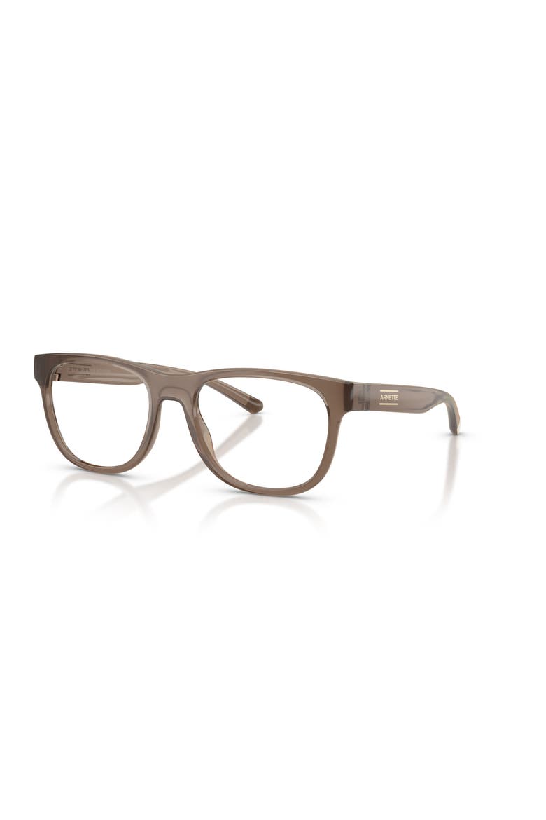 53mm Rectangle optical glasses, Main, color, Brown