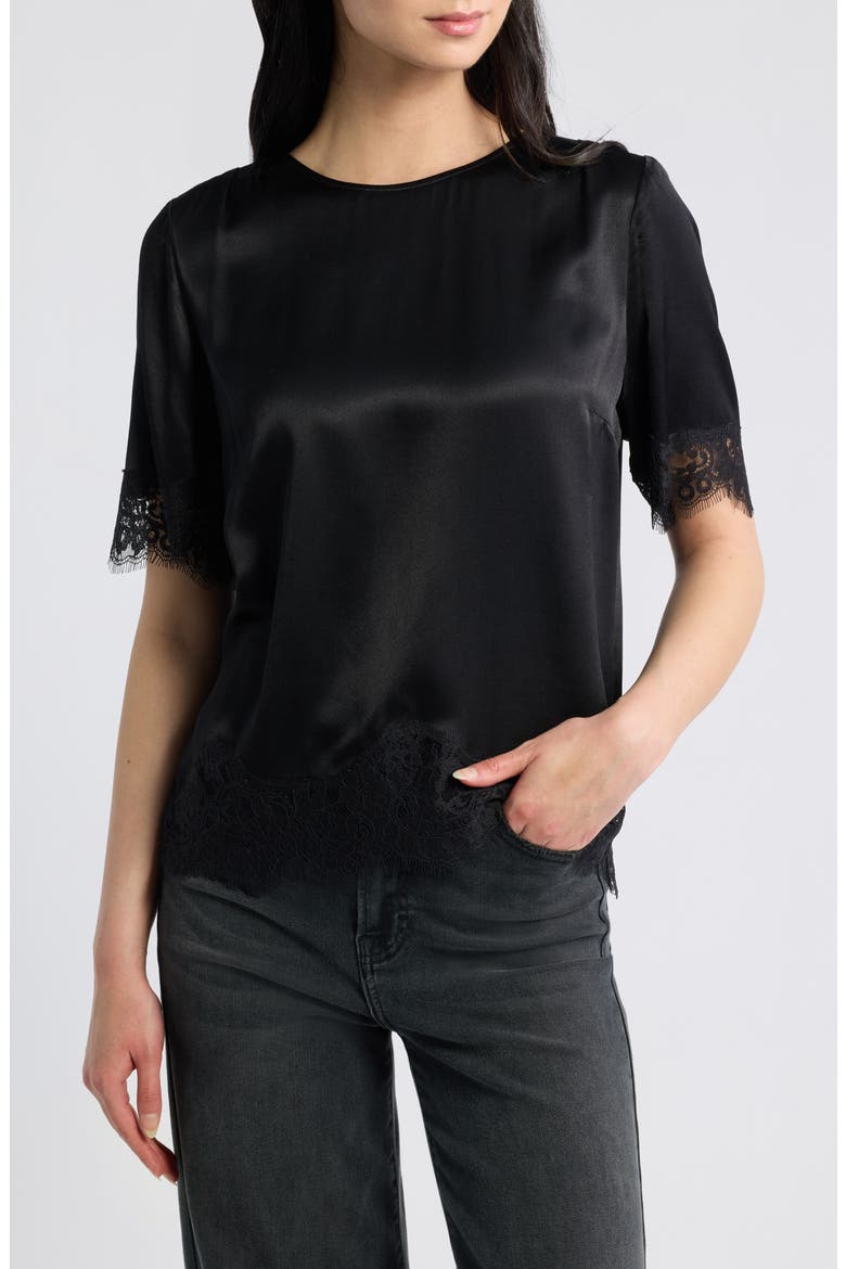 Sonora Lace Trim Top, Main, color, BLACK