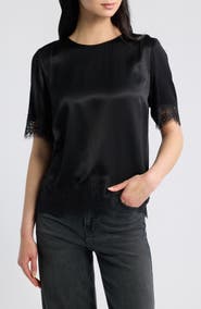 Rails Sonora Lace Trim Top